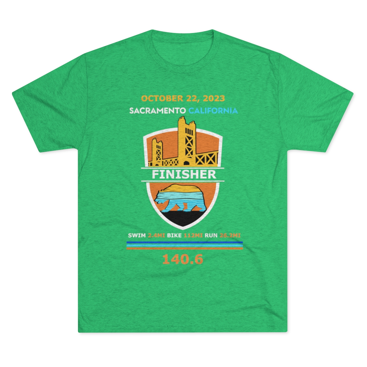 Unisex Tri-Blend Crew California 140.6 - Image 13
