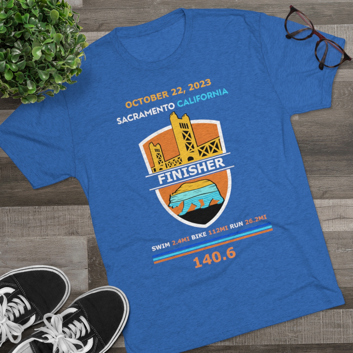 Unisex Tri-Blend Crew California 140.6 - Image 19