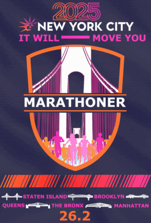 NYC 26.2 Marathoner Flag - Unofficial